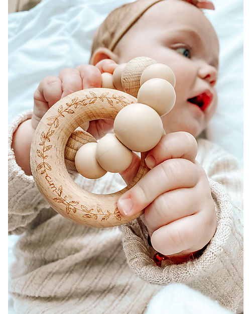 Chewies&more Massaggiagengive con Sonaglio Inciso - Pale Pink Massaggiagengive