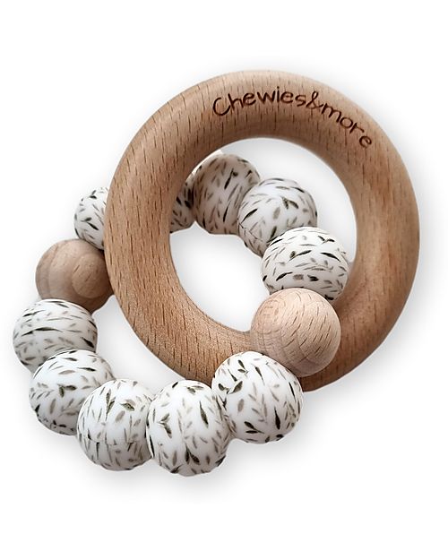 Chewies&more Massaggiagengive con Sonaglio Mini - Mon Fleur - Twig Massaggiagengive