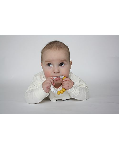 Chewies&more Massaggiagengive Duo Cool - Arancione e Bianco Massaggiagengive