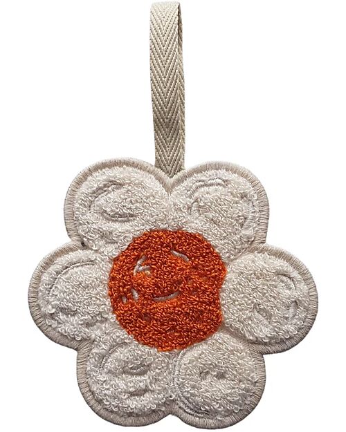 Chewies&more Reggiciuccio - Fiore - Bianco - Cotone Catenelle Portaciuccio