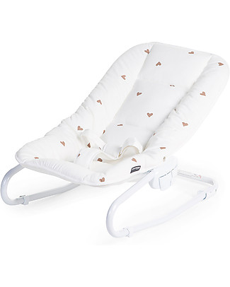 Childhome Aluminium Baby Bouncer with Cover - Golden Hearts Bouncers