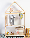 Childhome Appendiabiti a Casetta con 3 Ripiani - Legno Appendiabiti