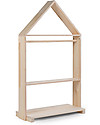 Childhome Appendiabiti a Casetta con 3 Ripiani - Legno Appendiabiti