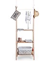Childhome Appendiabiti Tipi per Bambini con 3 Ripiani - Legno di Faggio Appendiabiti