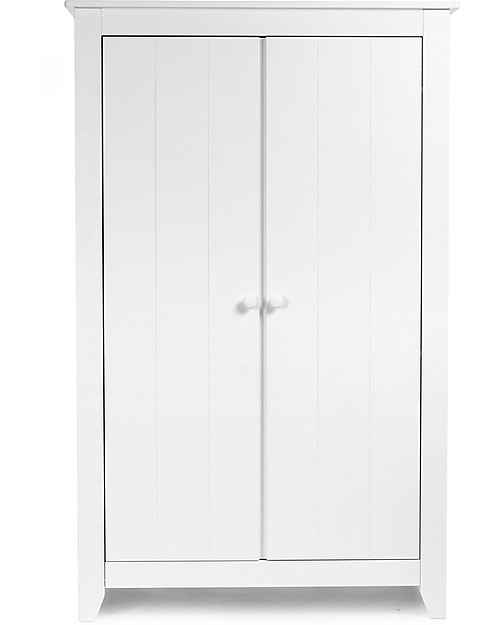 Childhome Armadio 2 Ante Flemish, Bianco Cassettiere