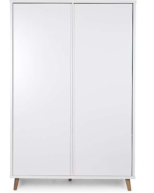 Childhome Armadio Bianco Retro Rio a 2 Ante Armadi