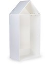 Childhome Arredo Cameretta Completo, Bianco - Armadio Multiuso + Lettino con Sbarre + Cassettiera con Fasciatoio Cassettiere