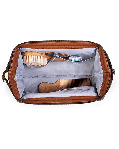 Childhome Baby Necessities - Beauty Case - 27 x 13 x 15 cm - Kaki Trousse e Pochette