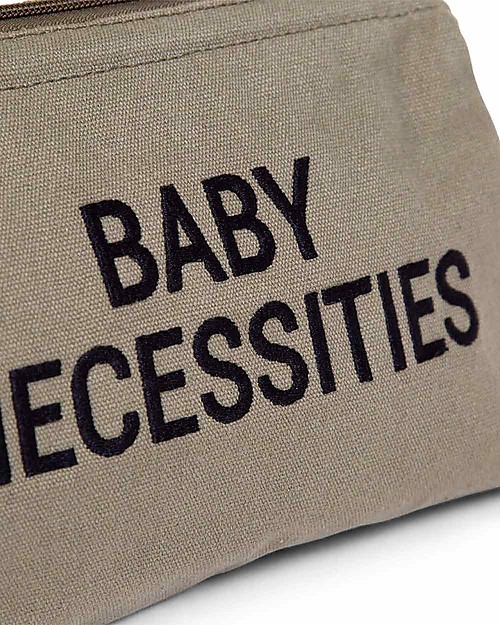 Childhome Baby Necessities - Beauty Case - 27 x 13 x 15 cm - Kaki Trousse e Pochette