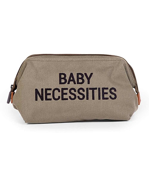 Childhome Baby Necessities - Beauty Case - 27 x 13 x 15 cm - Kaki Trousse e Pochette