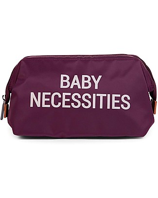Childhome Baby Necessities - Beauty Case - 27 x 13 x 15 cm - Melanzana Trousse e Pochette