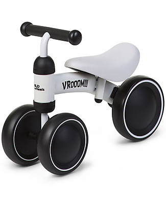 Childhome Balance Baby Bike Vroom - Bianco Biciclette Senza Pedali