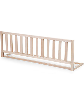 Childhome Barriera Letto in Legno di Faggio Naturale - 120 cm Letti Singoli