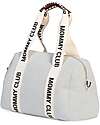 Childhome Borsa Cambio Mommy Club Signature in Tela - Panna - Include Fasciatoio Portatile Borse Cambio