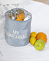 Childhome Borsa Pranzo Termica per Bambini - Grigio/Bianco Contenitori Termici