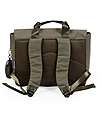Childhome Borsa Scuola - My School Bag - Canvas Kaki - 39 x 31 x 12 cm - con Copertura Antipioggia Zaini Scuola