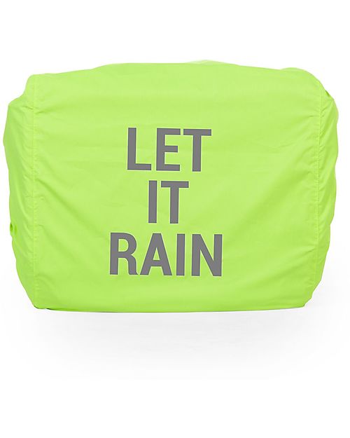 Childhome Borsa Scuola - My School Bag - Canvas Kaki - 39 x 31 x 12 cm - con Copertura Antipioggia Zaini Scuola