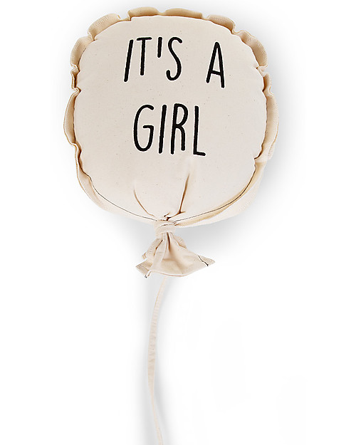 Childhome Canvas Balloon Deco 'Girl' 35X26X8 Decorazioni da Parete