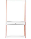 Childhome Cassettiera/Fasciatoio Convertibile Nordic Acacia, Bianco - Si trasforma in scrivania! Cassettiere
