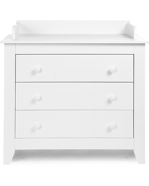 Childhome Cassettiera/Fasciatoio Flemish, Bianco Fasciatoi