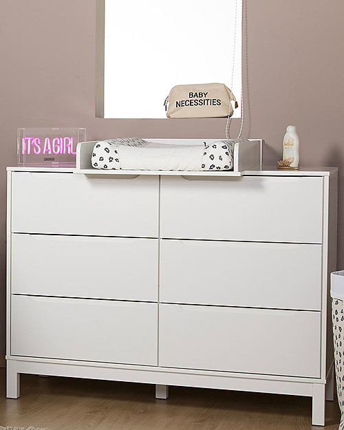 Childhome Cassettiera Grande Jota - 6 Cassetti + Fasciatoio Cassettiere