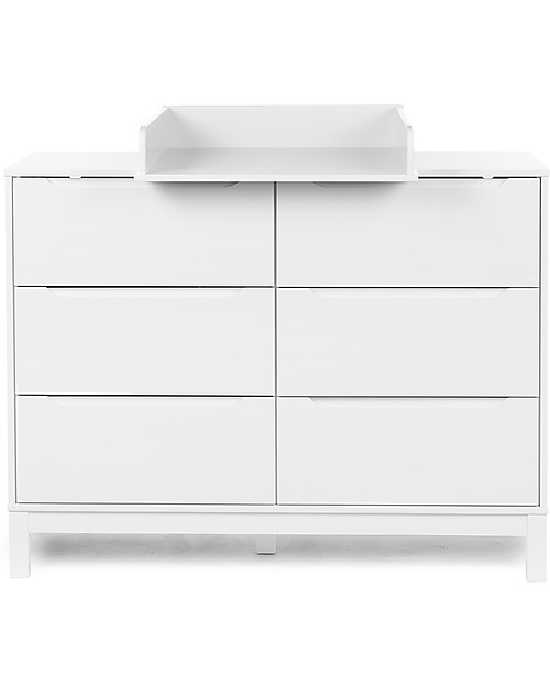 Childhome Cassettiera Grande Jota - 6 Cassetti + Fasciatoio Cassettiere