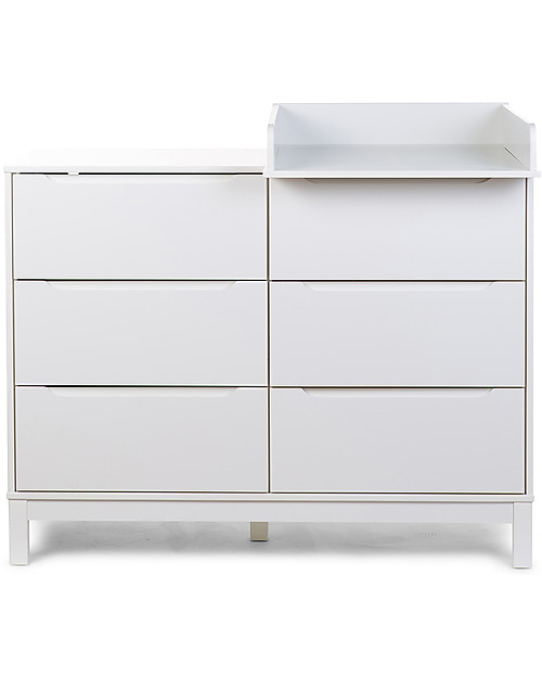 Childhome Cassettiera Grande Jota - 6 Cassetti + Fasciatoio Cassettiere