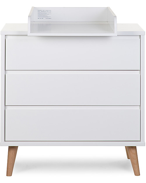 Childhome Cassettiera Retro Rio - 3 Cassetti + Fasciatoio Cassettiere