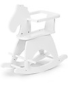 Childhome Cavallo a Dondolo Bianco - Design e divertimento, da 1 anno in su! Cavalcabili