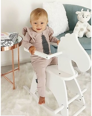Childhome Cavallo a Dondolo Bianco - Design e divertimento, da 1 anno in su! null