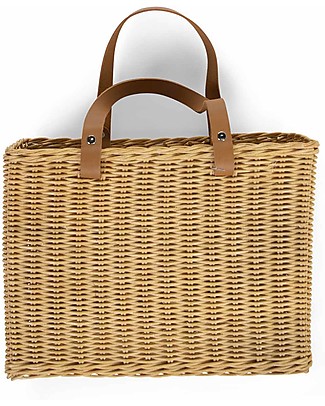 Childhome Cesto Portaoggetti con Manici - Naturale Contenitori Portaoggetti