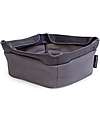 Childhome Cesto Portaoggetti per Seggiolone Evolu, Antracite - 30x30x13 cm Accessori per Seggioloni