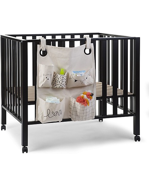 Childhome Contenitore Portaoggetti da Appendere, 100% Cotone - 60x50x5 cm Portaoggetti da Muro