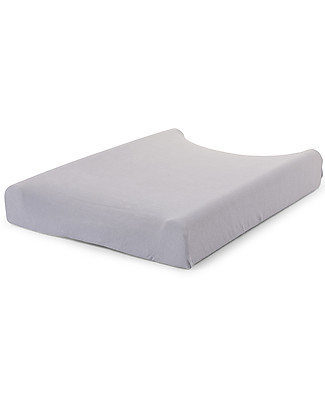 Childhome Coprifasciatoio in Tricot di Cotone - Grigio Pastello - 70x50 cm Coprifasciatoi e Imbottiture