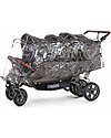 Childhome Cover antipioggia per Passeggino 6 Posti Childhome Parapioggia