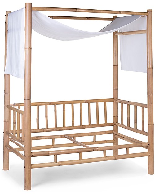 Childhome Cover per Lettino in Bambù - Panna Lettini con Sbarre