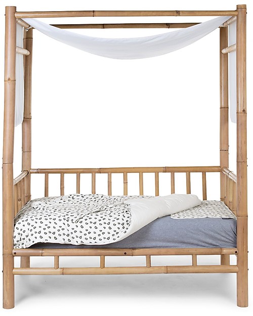 Childhome Cover per Lettino in Bambù - Panna Lettini con Sbarre