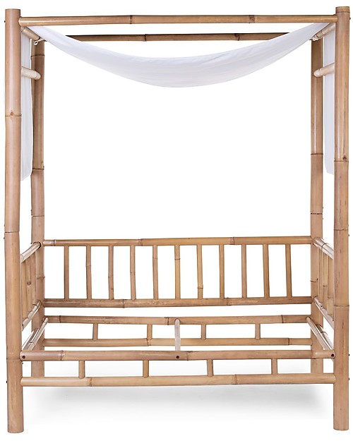 Childhome Cover per Lettino in Bambù - Panna Lettini con Sbarre