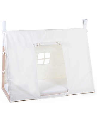 Childhome Cover per Struttura Letto Tipi Childhome, Bianco - 140x70 cm Letti Singoli