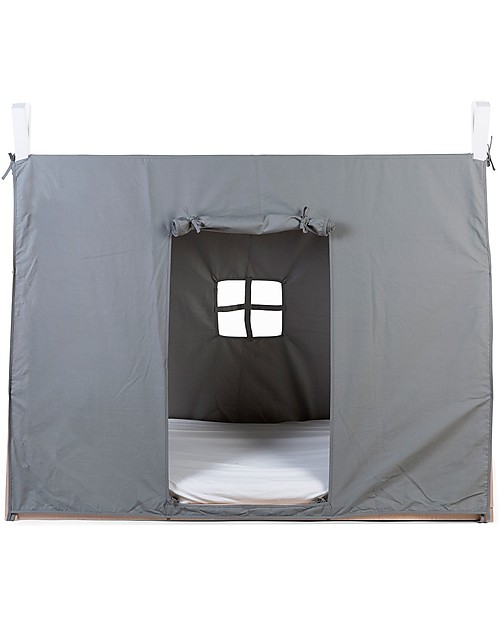Childhome Cover per Struttura Letto Tipi Childhome - Grigio  - 140x70 cm Letti Montessoriani