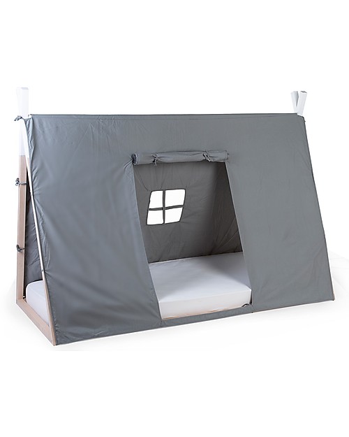 Childhome Cover per Struttura Letto Tipi Childhome - Grigio  - 200 x 90 cm Letti Montessoriani