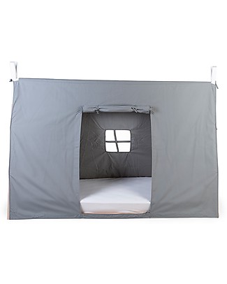 Childhome Cover per Struttura Letto Tipi Childhome, Grigio - 90 x 200 cm Letti Montessori