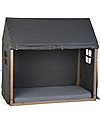 Childhome Cover Tipi per Struttura Letto Casetta ChildWood - Grigio Scuro  - 70 x 140 cm Letti Montessoriani