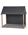 Childhome Cover Tipi per Struttura Letto Casetta ChildWood - Grigio Scuro  - 70 x 140 cm Letti Montessoriani