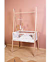 Childhome Culla Evolutiva Tipi con Appendiabiti - 90x50 cm - Legno di Faggio Culle e Ceste