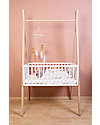 Childhome Culla Evolutiva Tipi con Appendiabiti - 90x50 cm - Legno di Faggio Culle e Ceste