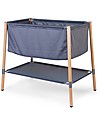 Childhome Culla Evolux in Legno e Retina Traspirante, Natural/Antracite - 50x90 cm Culle e Ceste