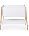 Childhome Culla Evolux in Legno e Retina Traspirante, Natural/Bianco - 50x90 cm Culle e Ceste
