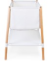 Childhome Culla Evolux in Legno e Retina Traspirante, Natural/Bianco - 50x90 cm Culle e Ceste