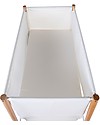 Childhome Culla Evolux in Legno e Retina Traspirante, Natural/Bianco - 50x90 cm Culle e Ceste